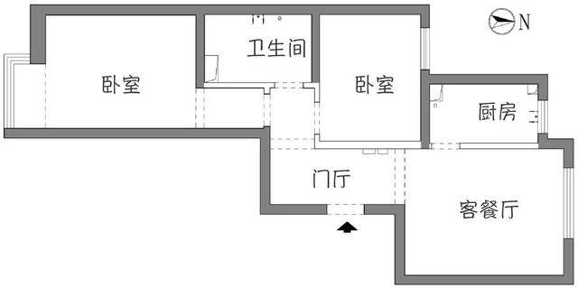 60㎡简约风小房，利用空间折叠“一屋三用”！还挤出一个衣帽间